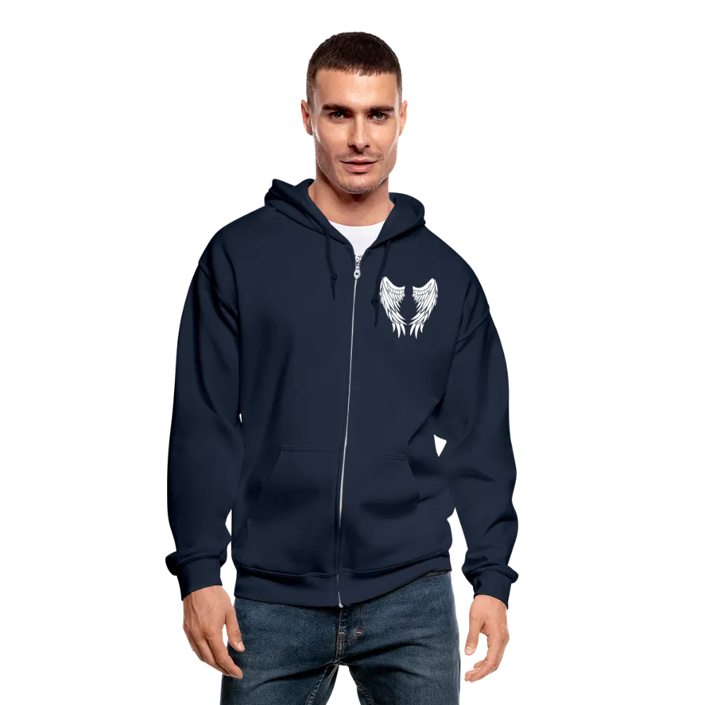 Brother Guardian Angel Gildan Heavy Blend Adult Zip Hoodie (CK3609 Zip)