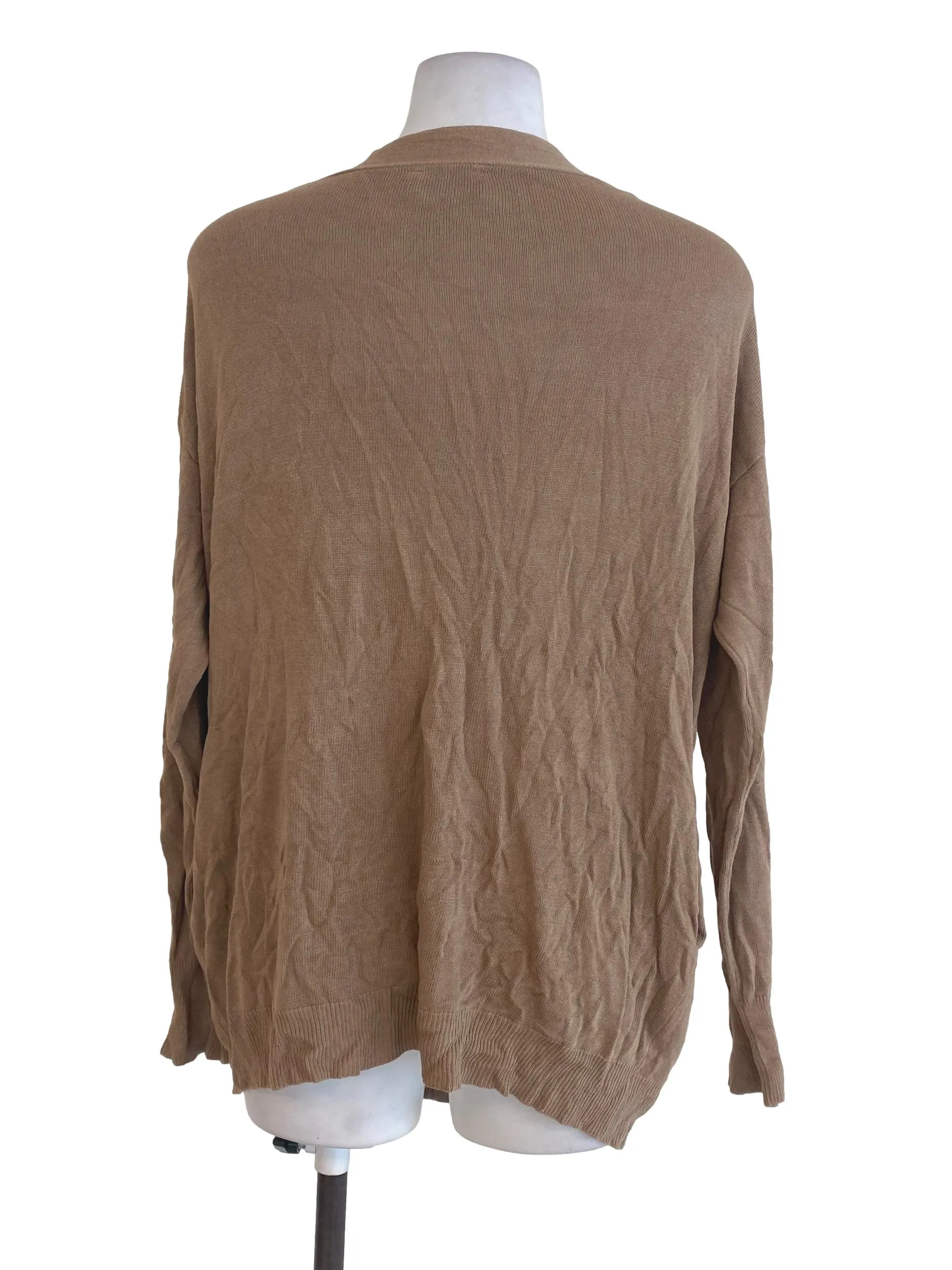 Brown Button Down Cardigan TCL