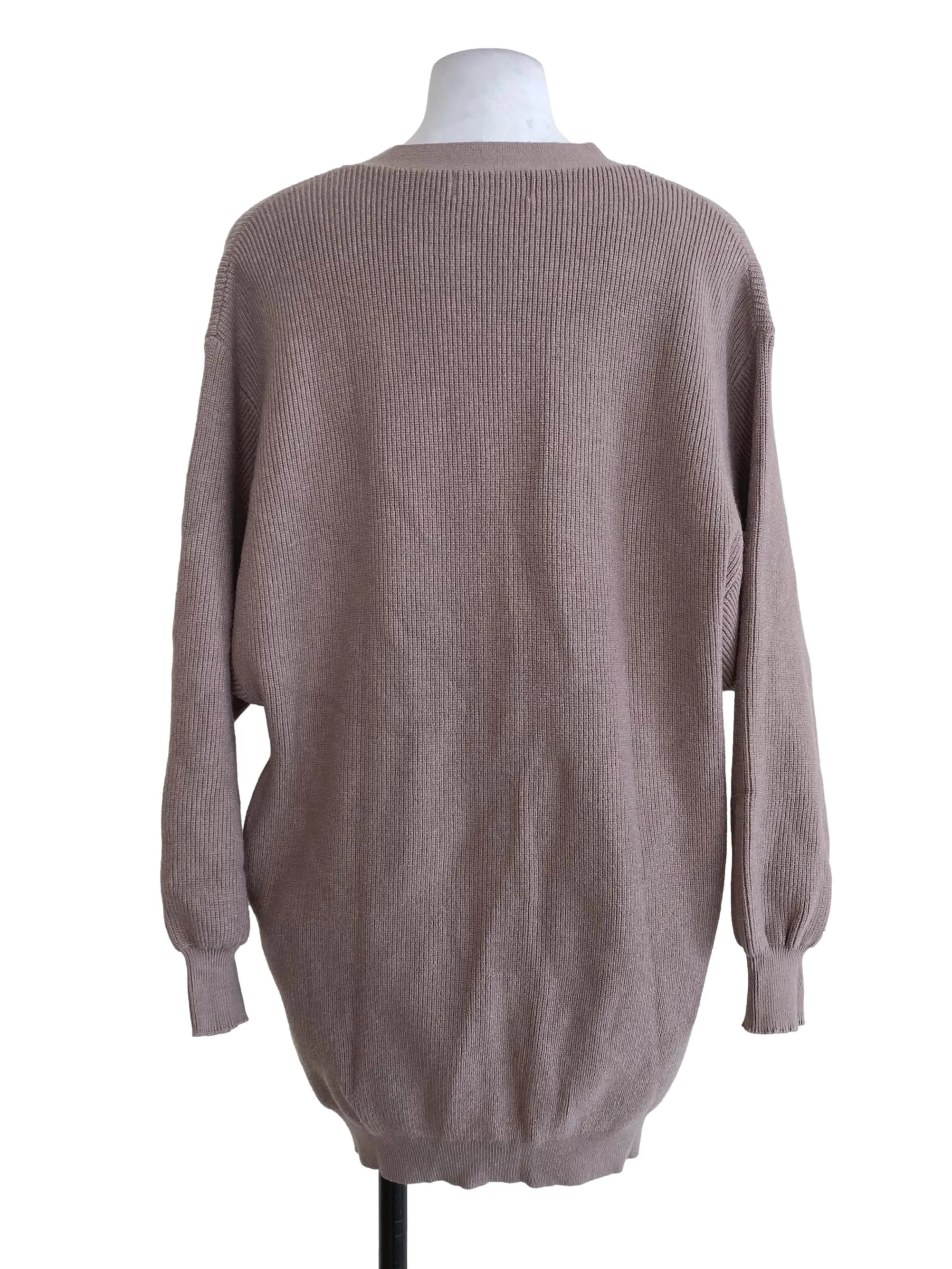 Brown Knitted Cardigan