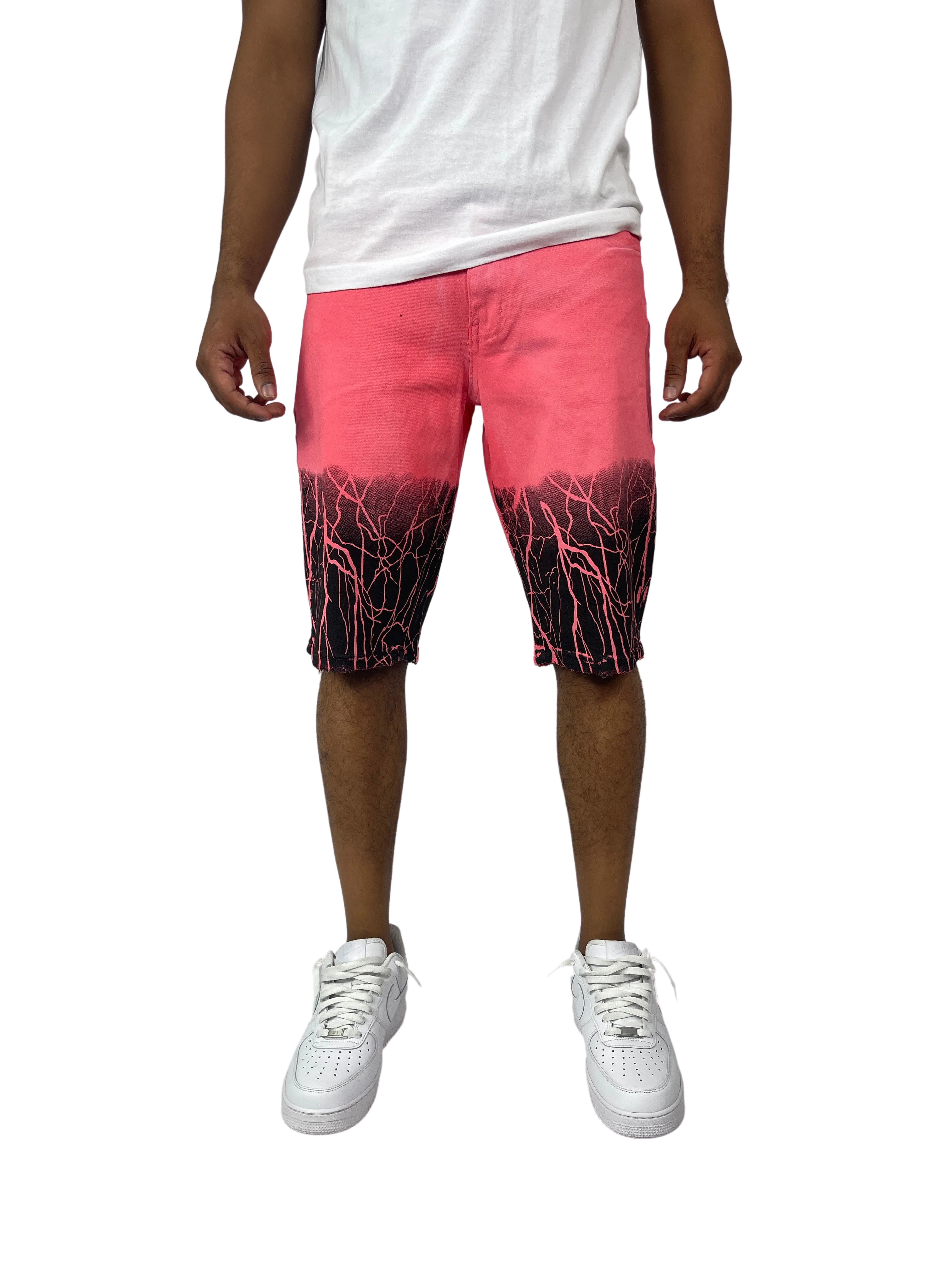 BT-BTS21168-Lightning Denim Shorts