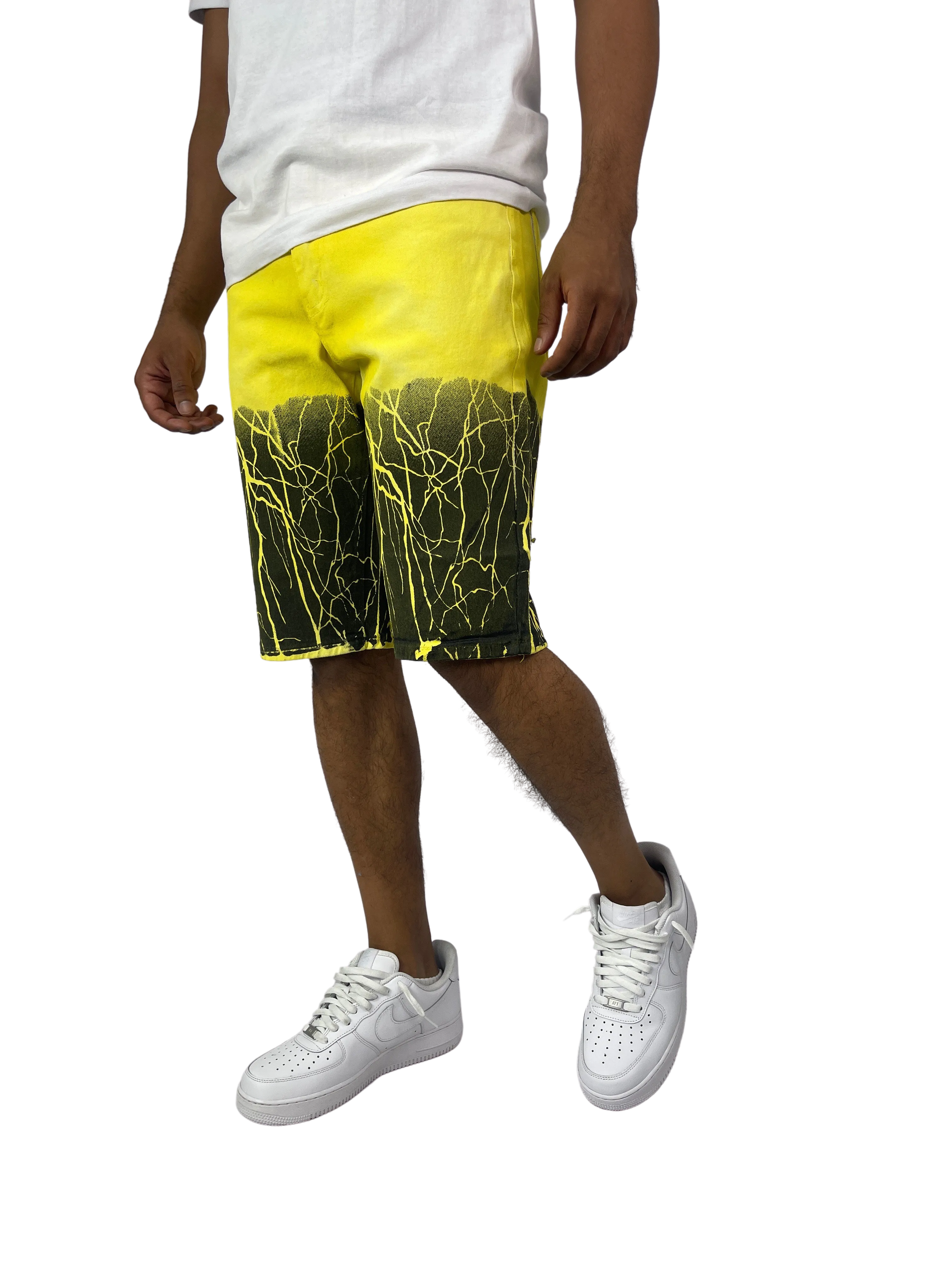 BT-BTS21168-Lightning Denim Shorts