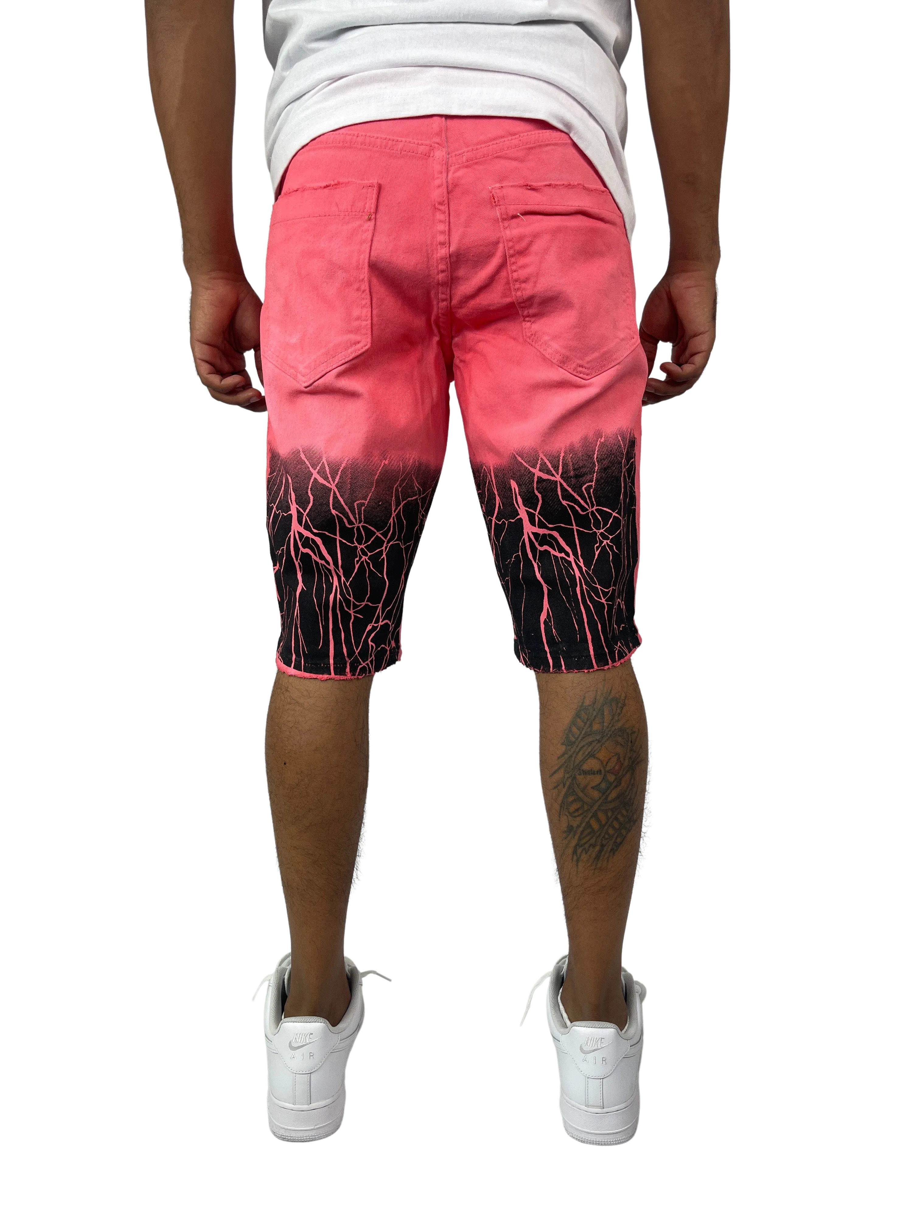 BT-BTS21168-Lightning Denim Shorts