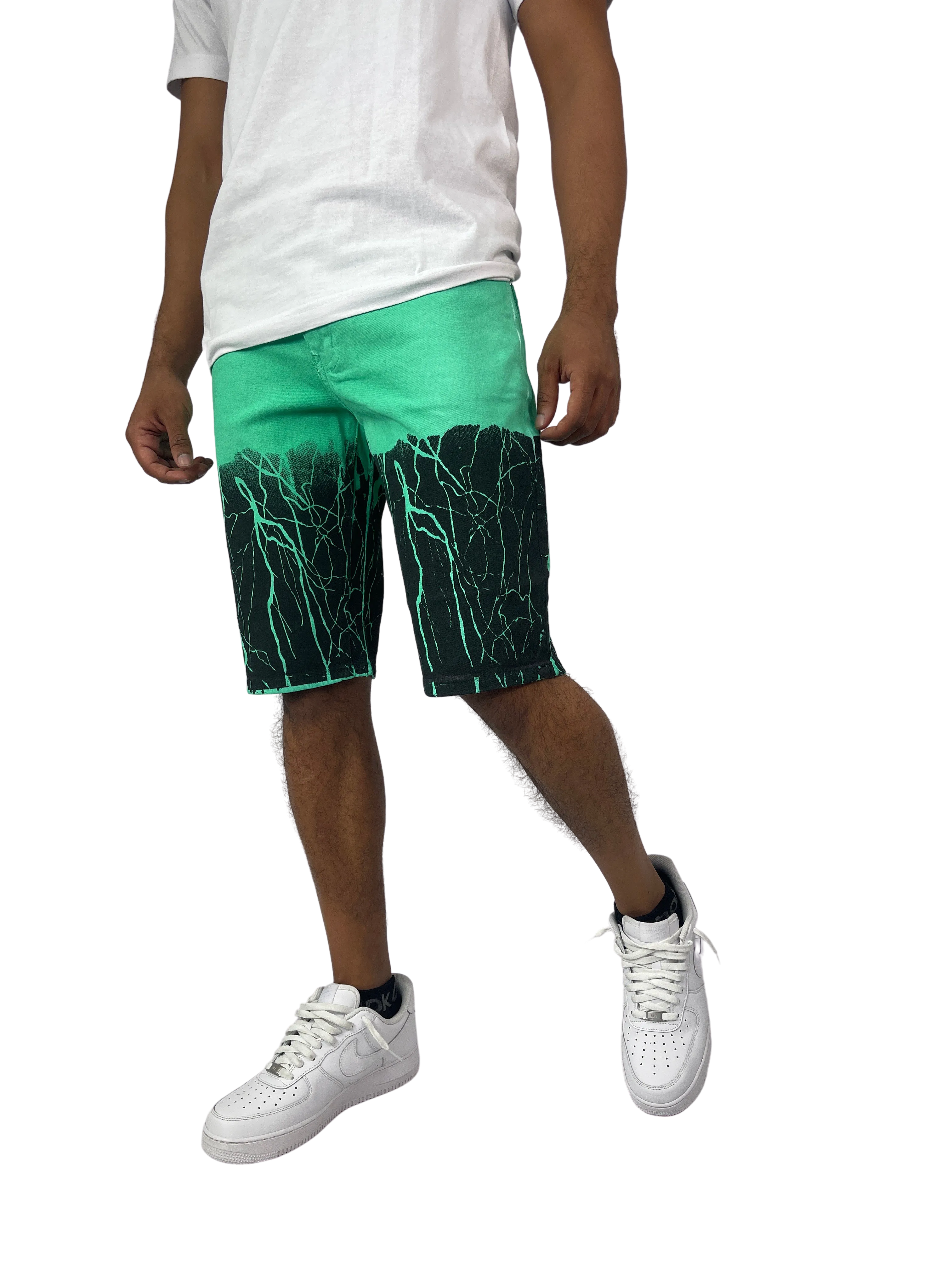 BT-BTS21168-Lightning Denim Shorts
