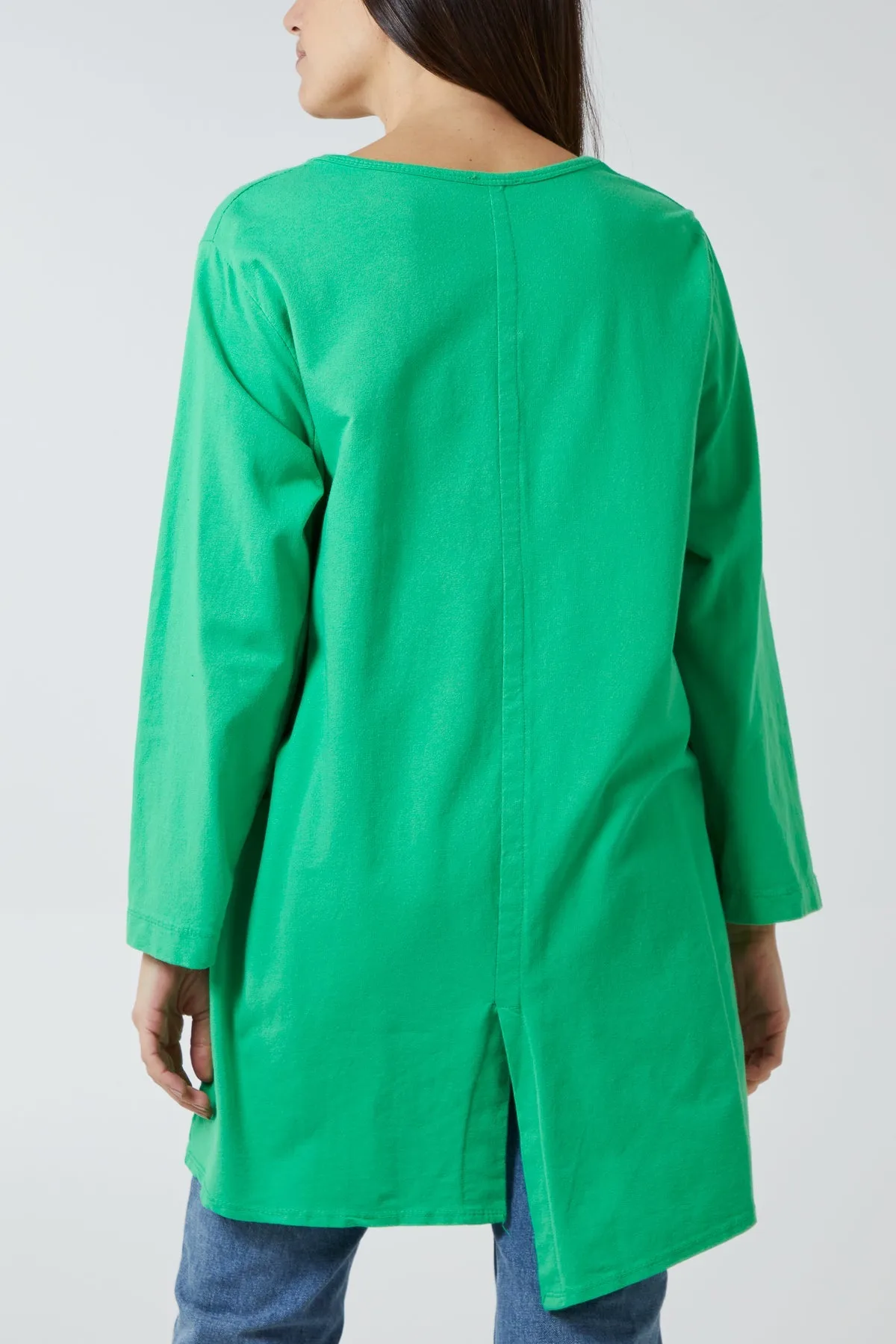 Button Front Sweat Cardigan