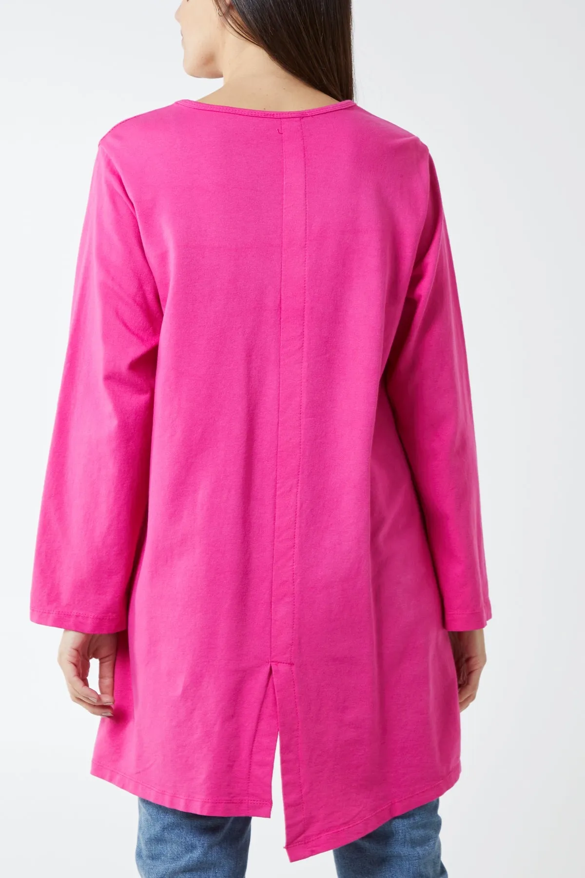 Button Front Sweat Cardigan