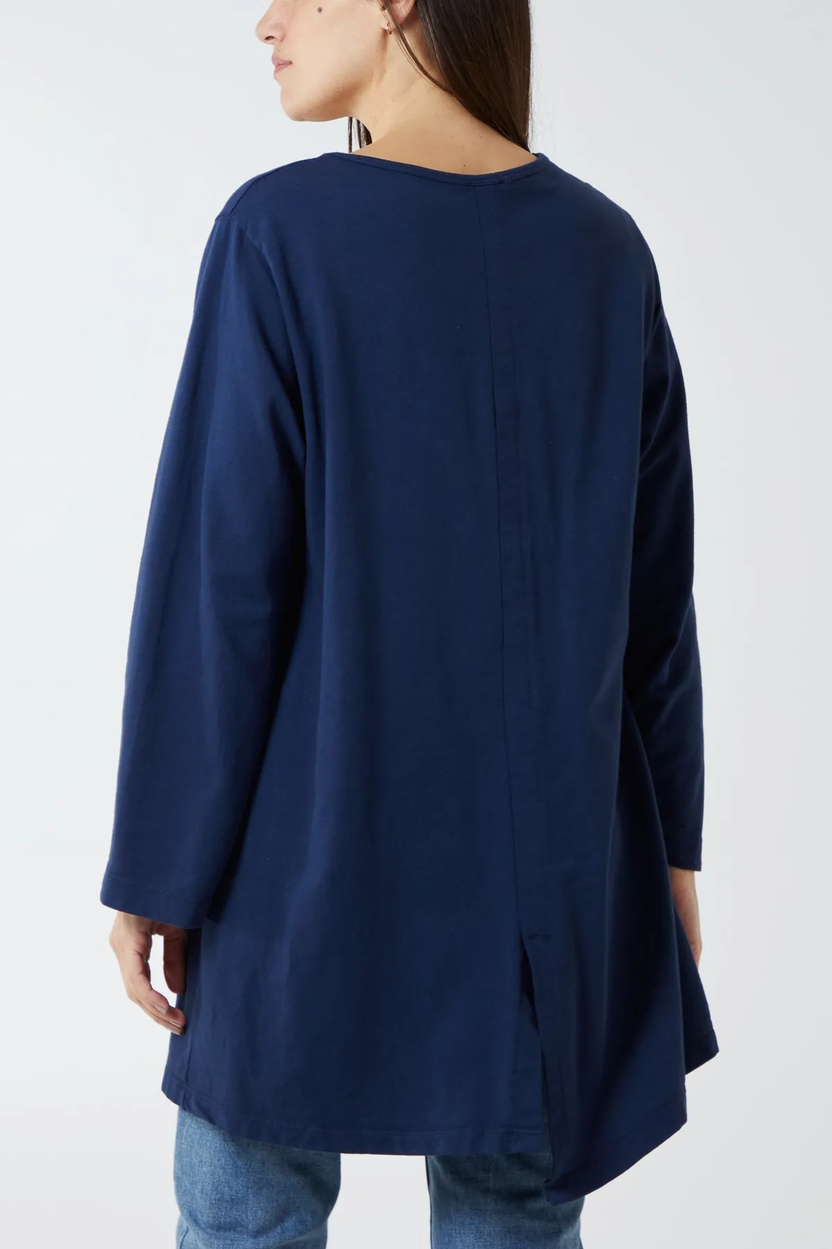 Button Front Sweat Cardigan