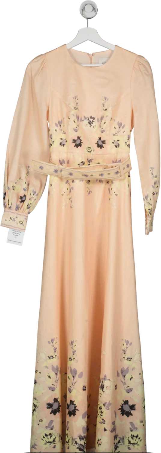 By Malina Pink Josephine Maxi Dress UK XS