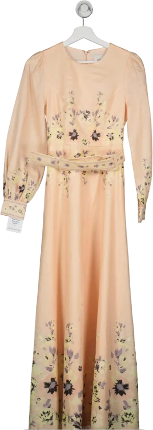 By Malina Pink Josephine Maxi Dress UK XS