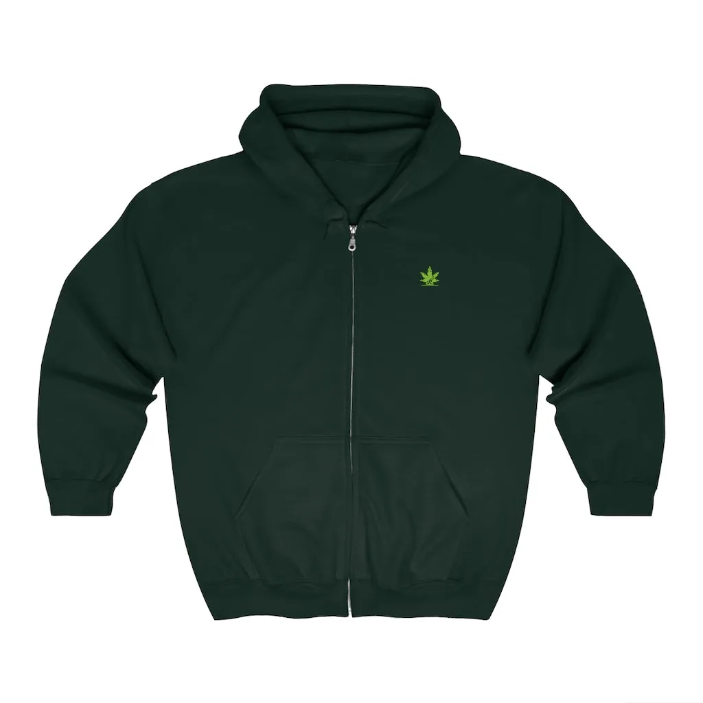 Cannafit Unisex Zip Up Hoodie