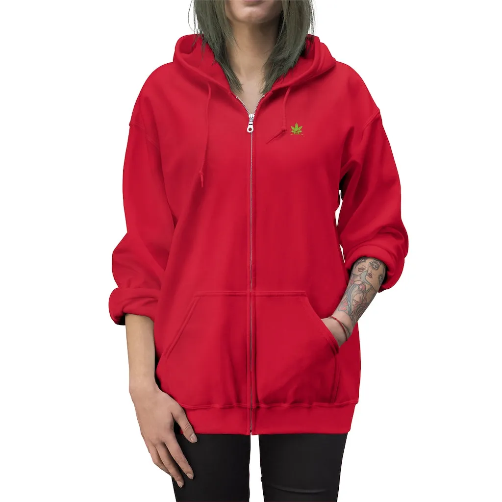 Cannafit Unisex Zip Up Hoodie