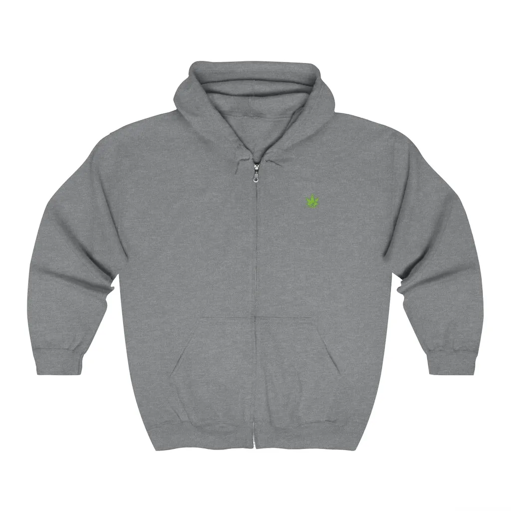 Cannafit Unisex Zip Up Hoodie