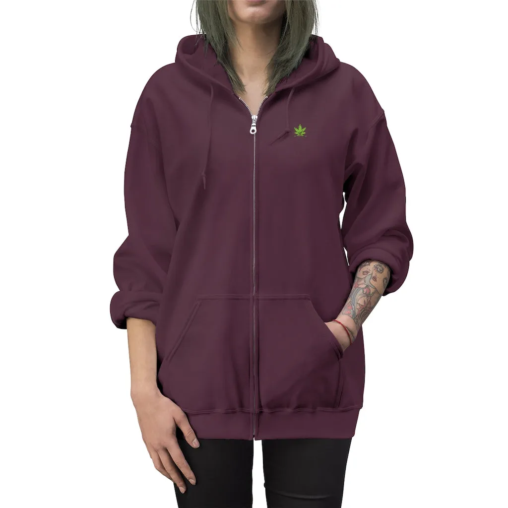 Cannafit Unisex Zip Up Hoodie