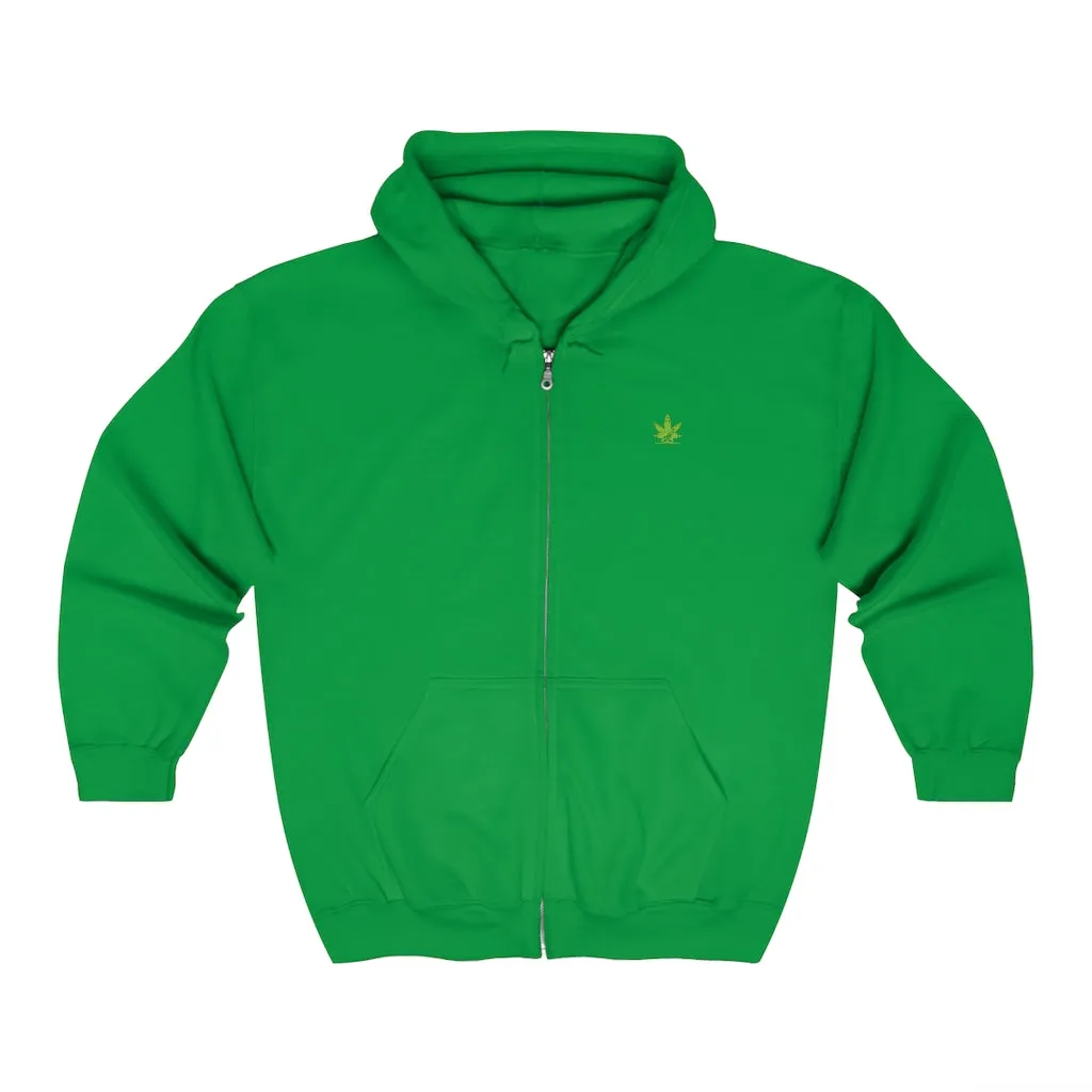 Cannafit Unisex Zip Up Hoodie