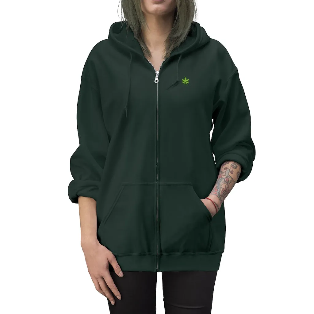 Cannafit Unisex Zip Up Hoodie