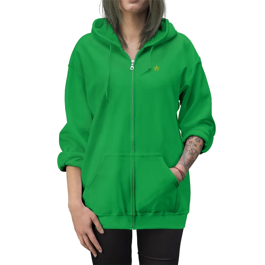 Cannafit Unisex Zip Up Hoodie
