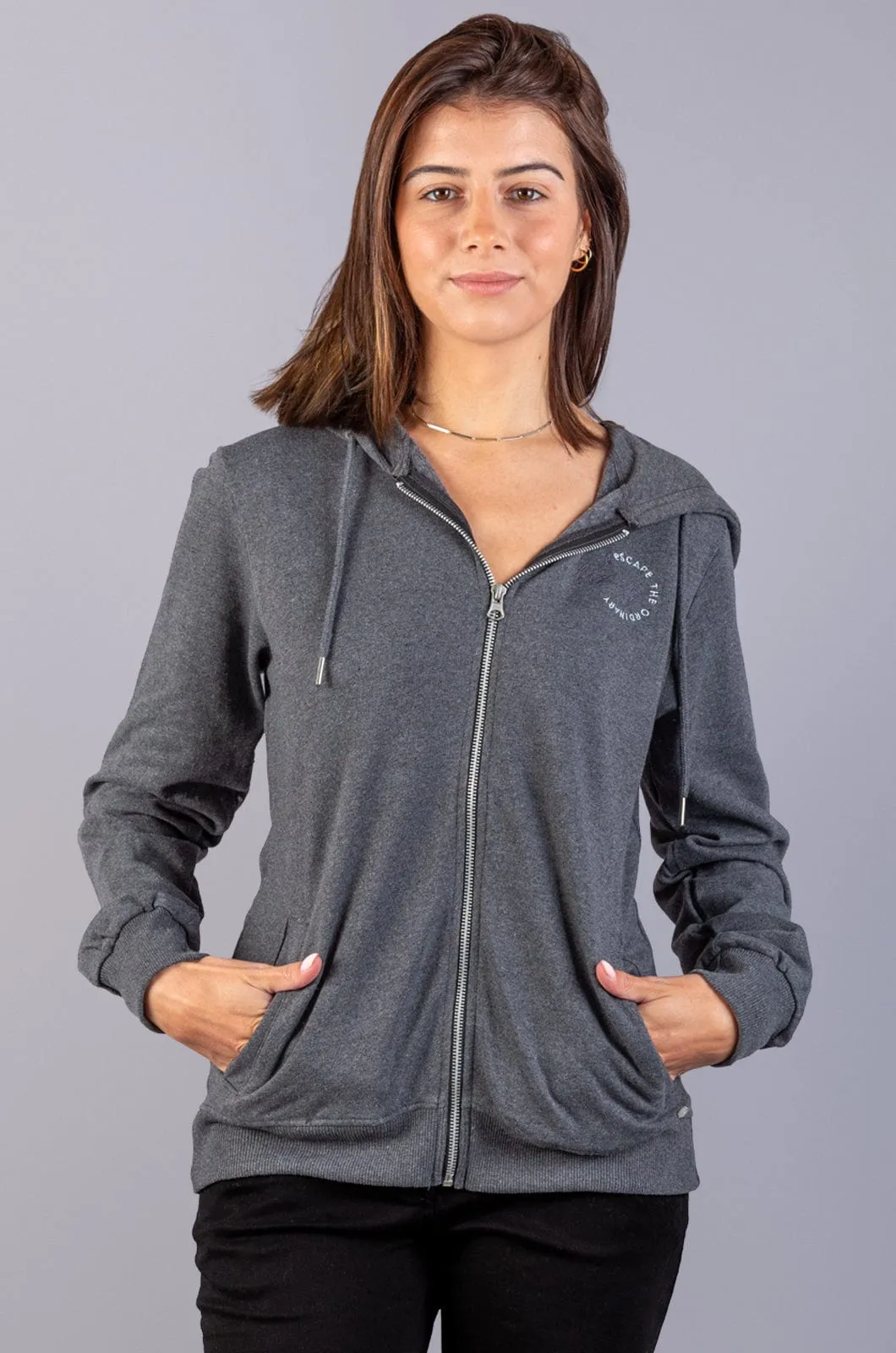 Chantelee - Ladies Hooded Zip Thru