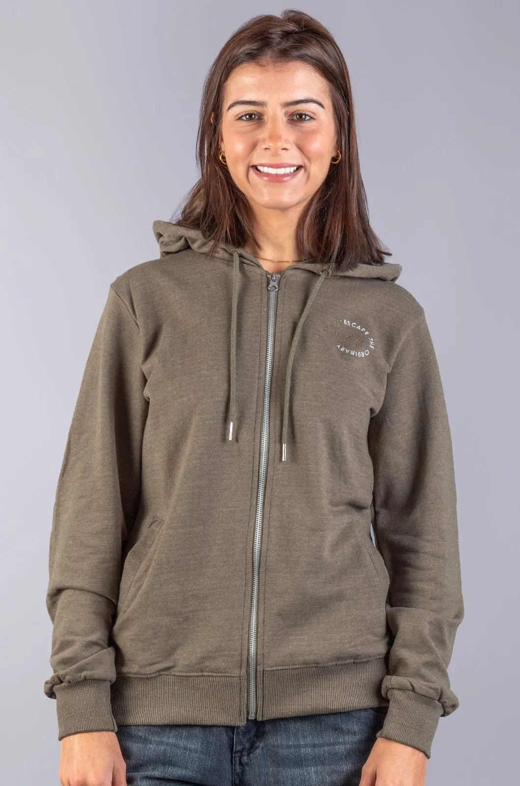 Chantelee - Ladies Hooded Zip Thru