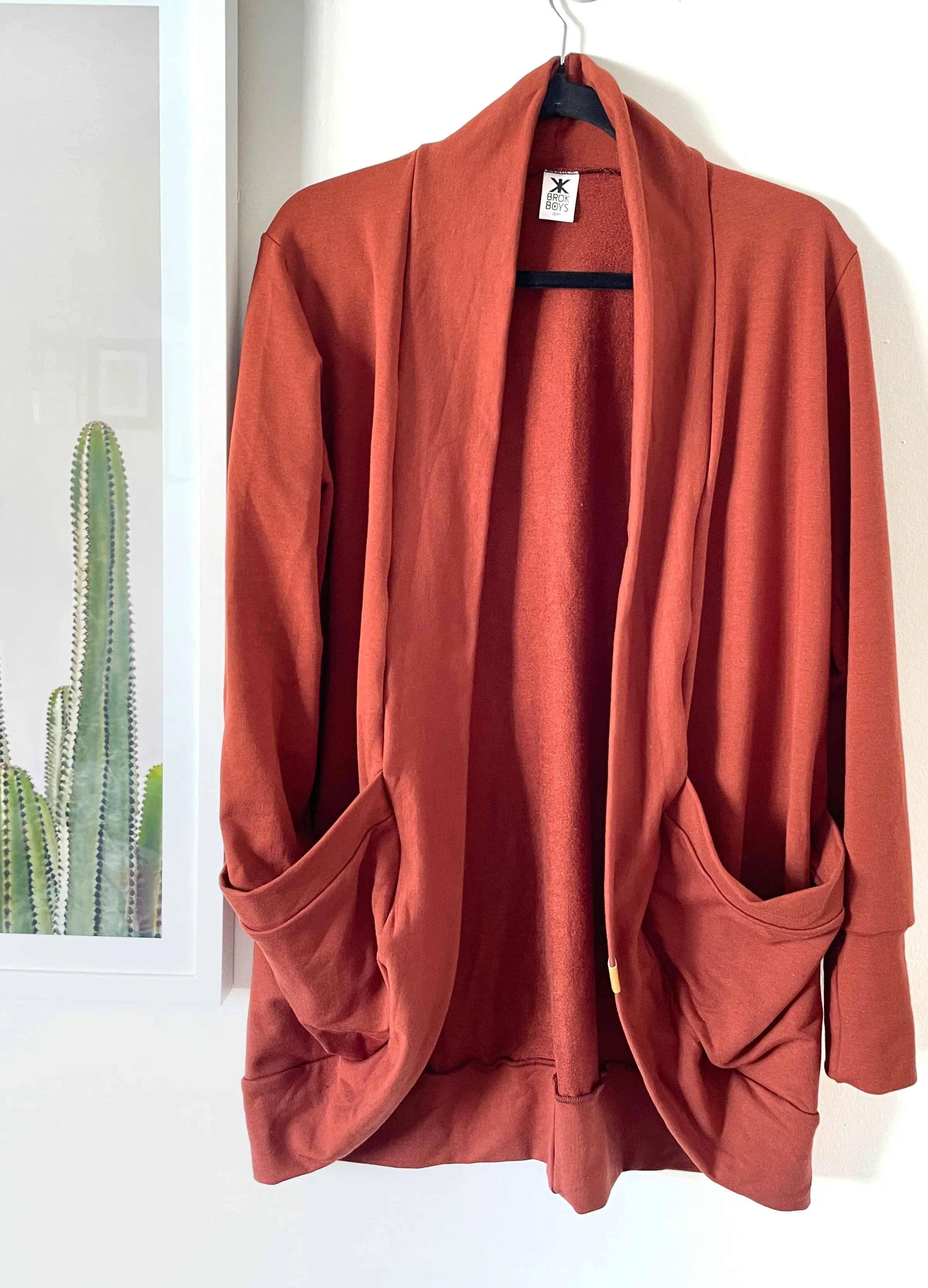 Chestnut Bamboo Slouchy Cardigan
