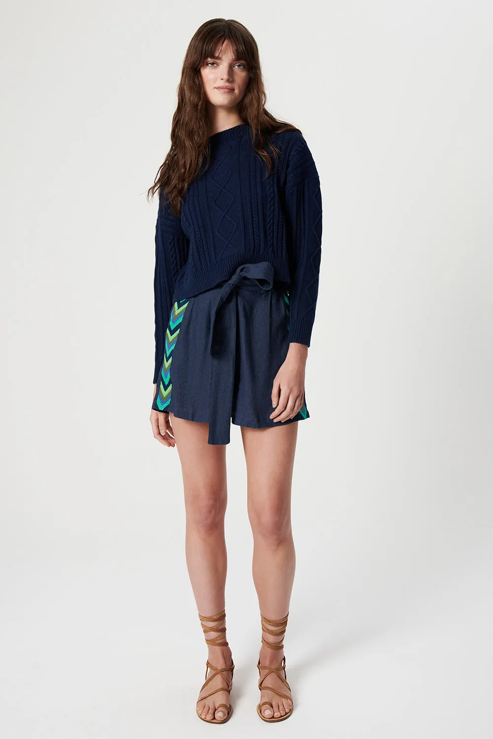 Chufy Ingrid Embroidered Shorts
