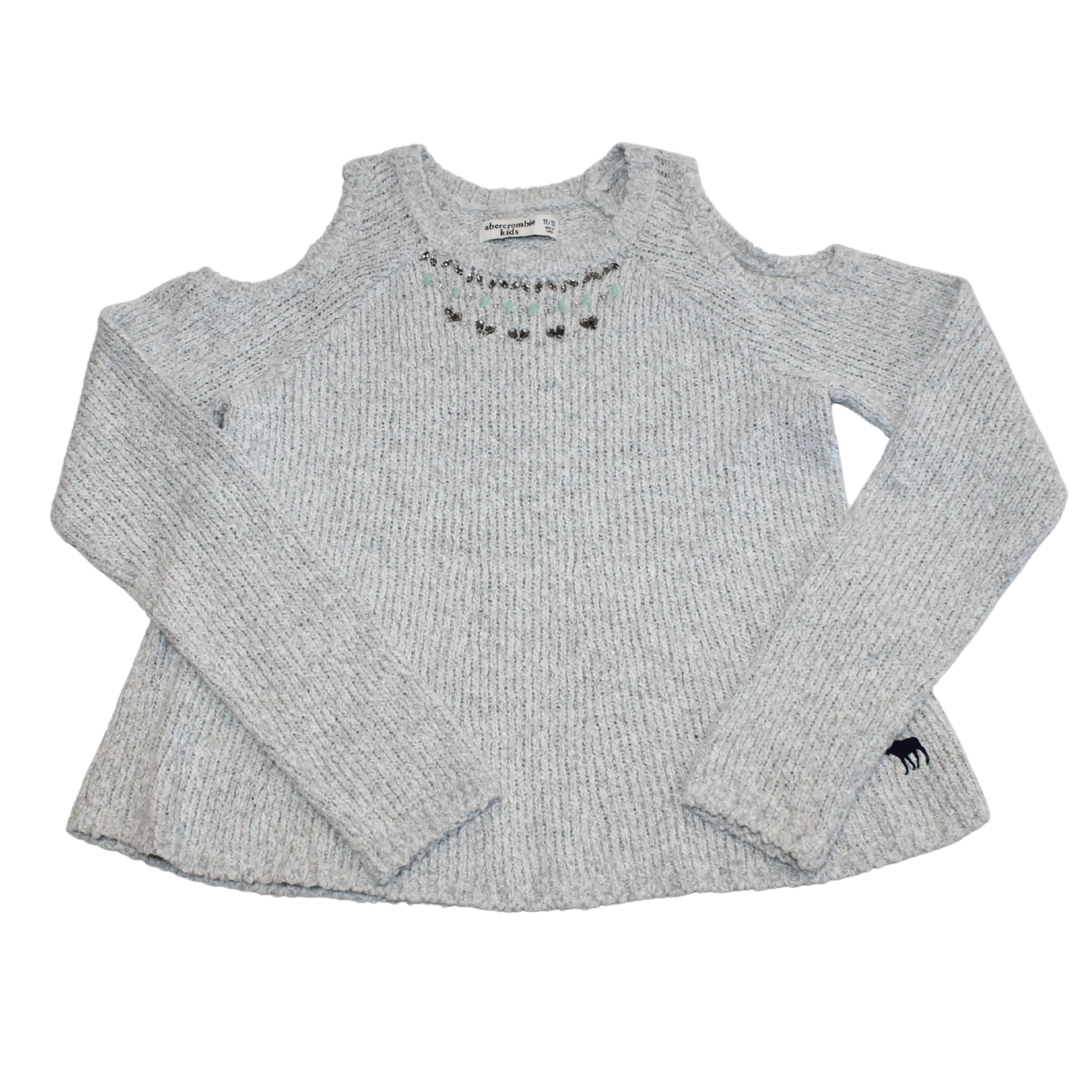 Cold Shoulder Knitted Jumper