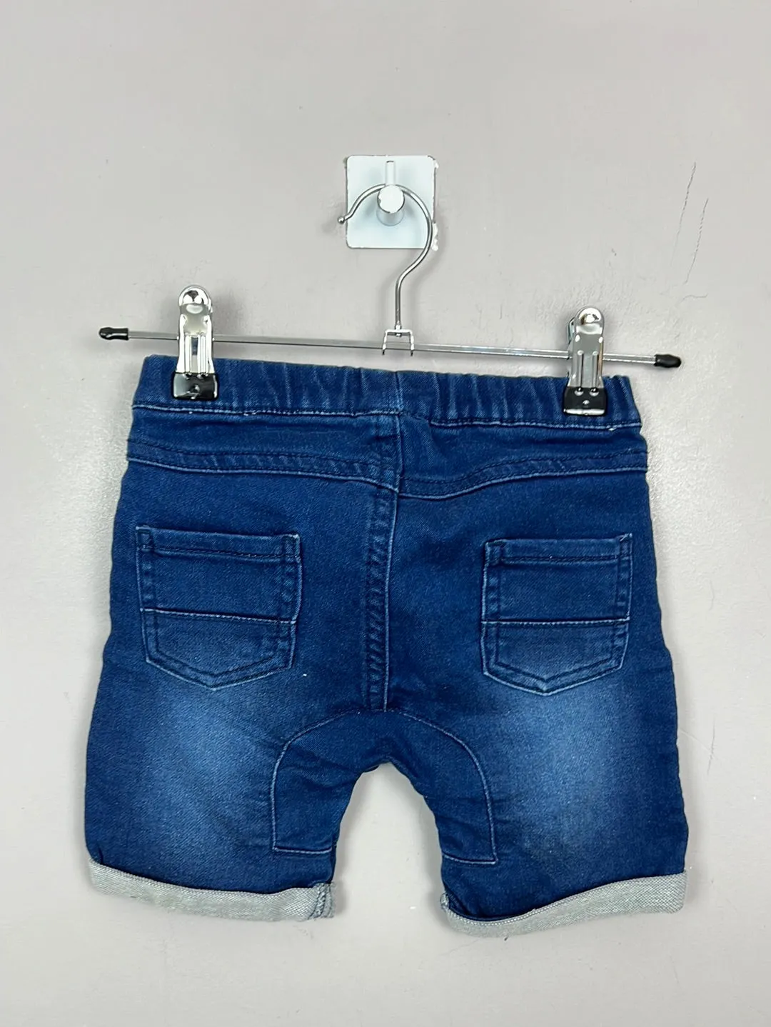 Cotton On Baby denim pull on shorts 2y