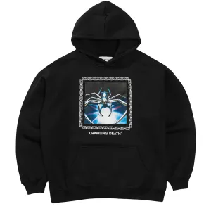 Crawling Death - Chrome Spider Hoodie Black