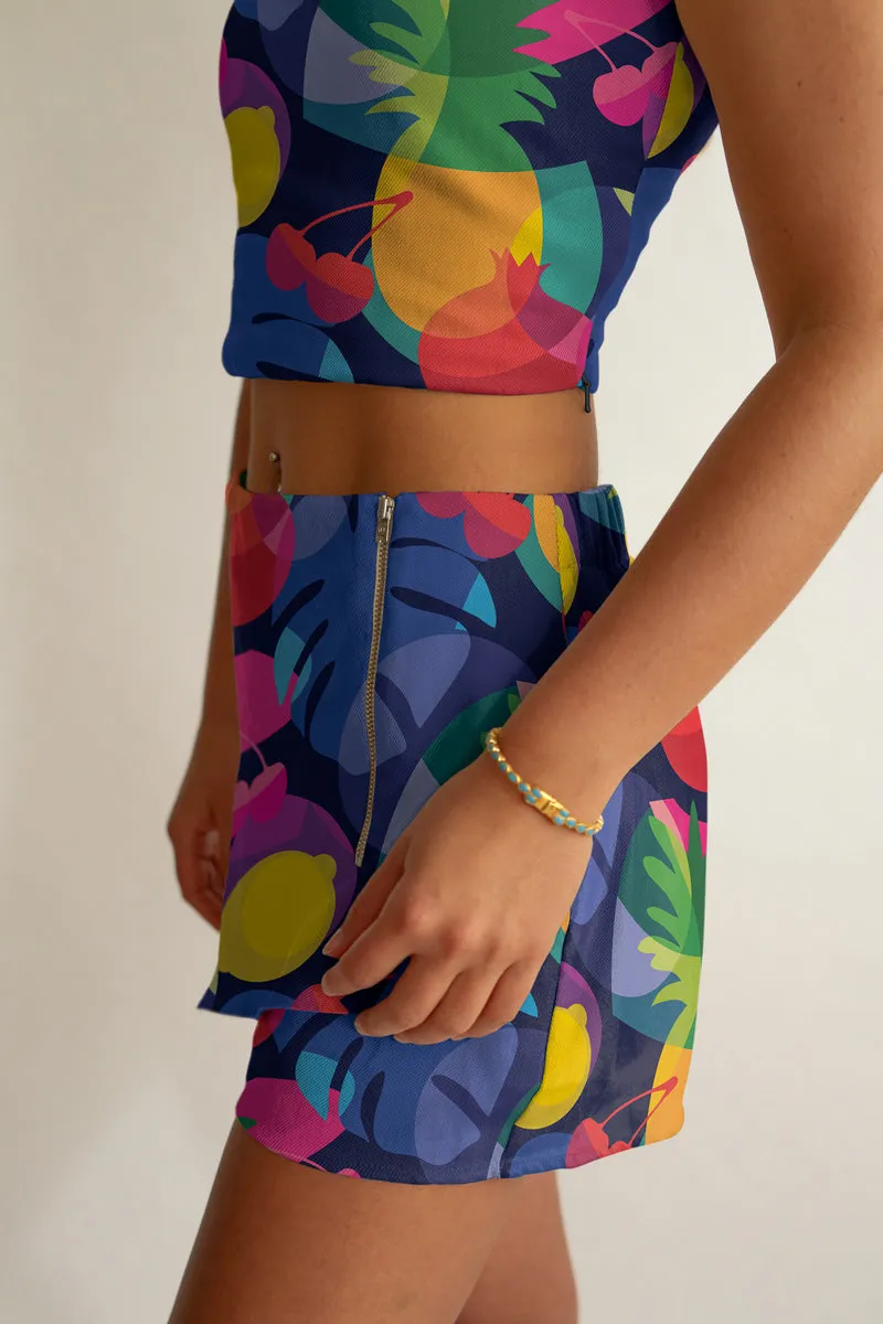 Crop Top and Shorts Set
