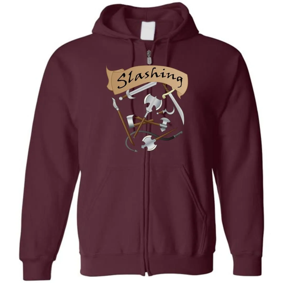D&D What's Your Damage? Slashing Unisex Zip Hoodie