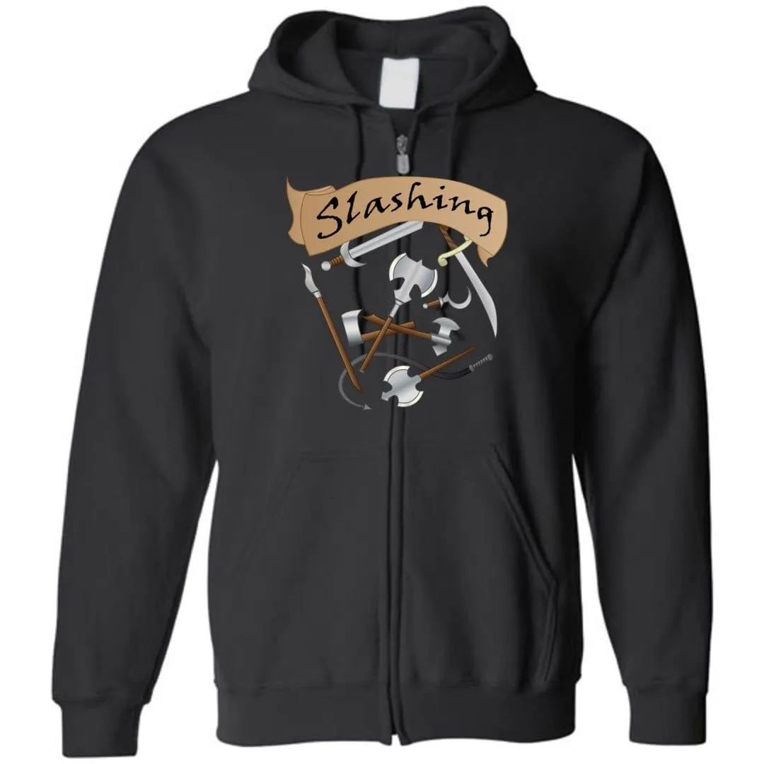 D&D What's Your Damage? Slashing Unisex Zip Hoodie