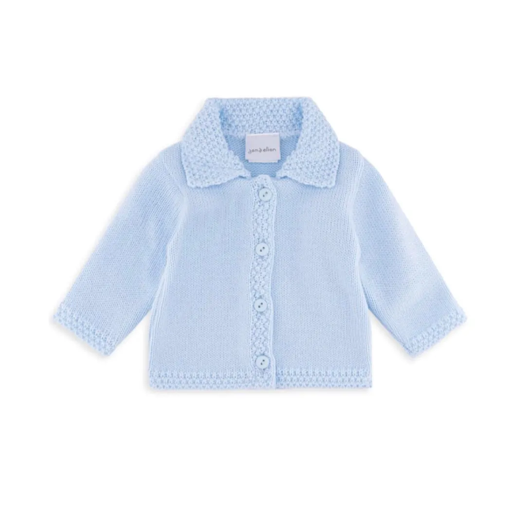 Dandelion Baby Blue collar Cardigan