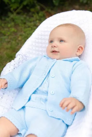 Dandelion Baby Blue collar Cardigan