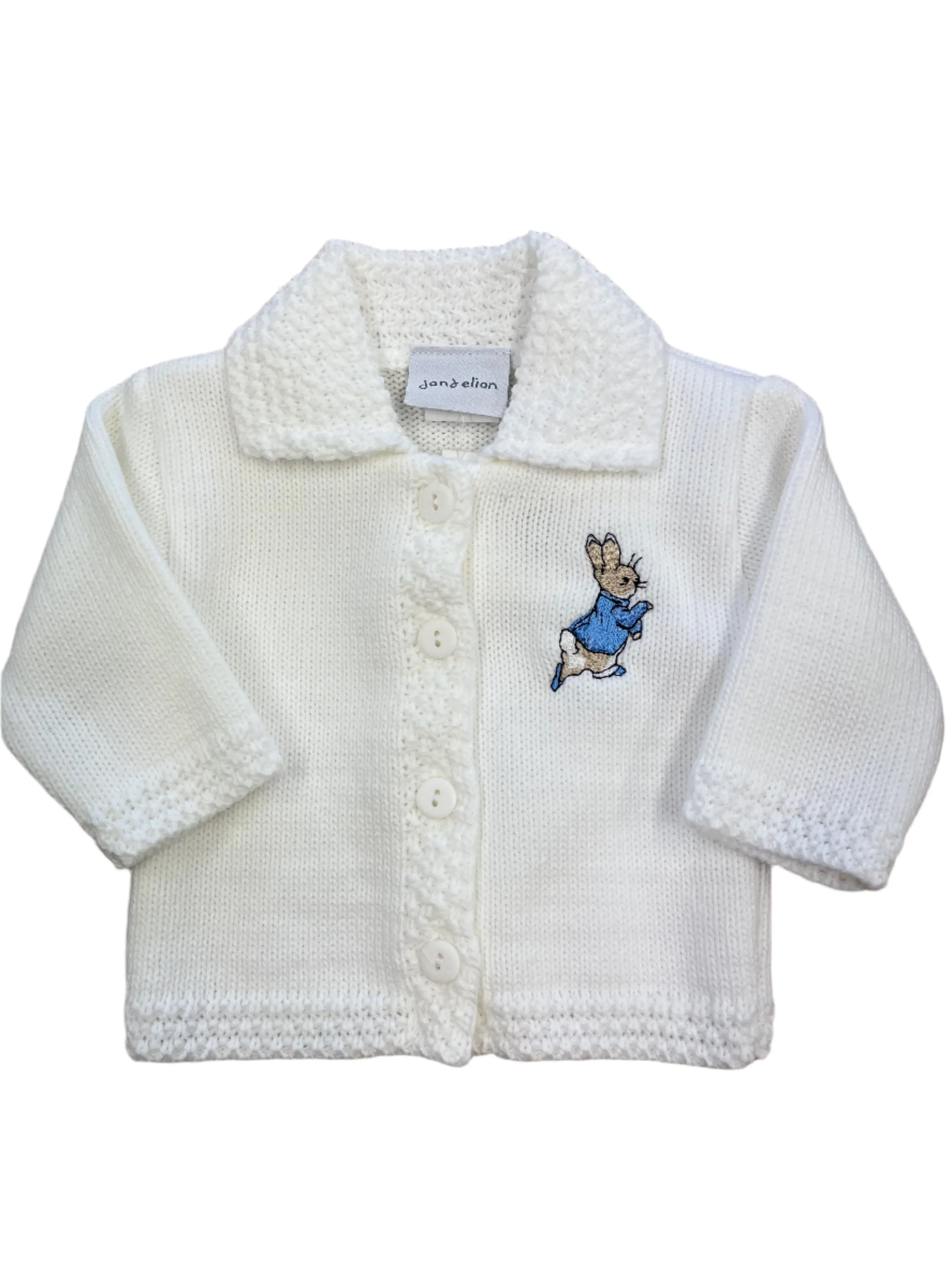 Dandelion White Peter Rabbit Cardigan