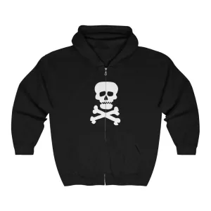 Demon Skull - Men's Zip Hoodie