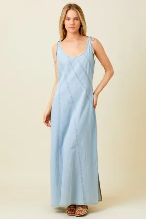 DENIM MAXI DRESS