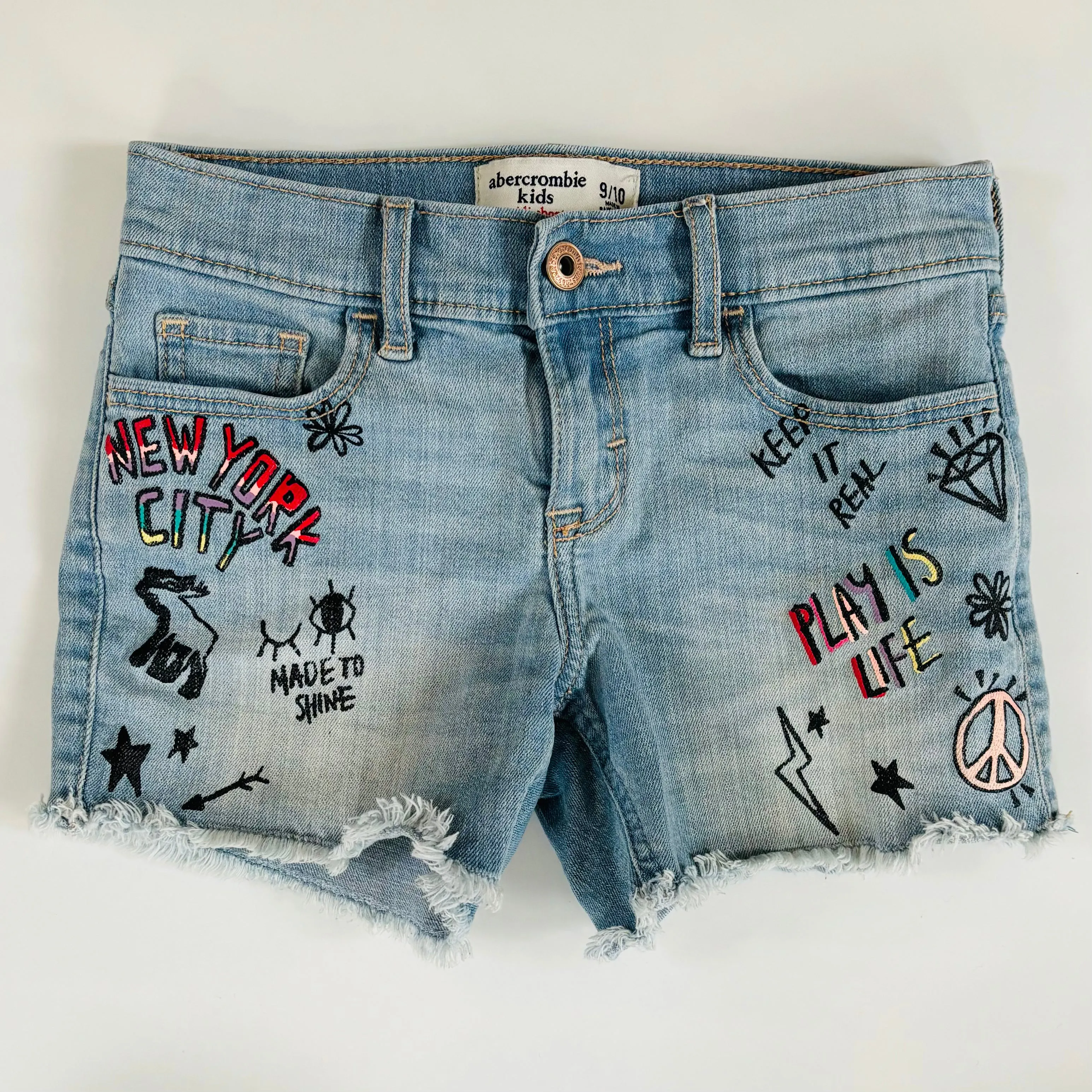 Denim Shorts, 9-10 years // Abercrombie
