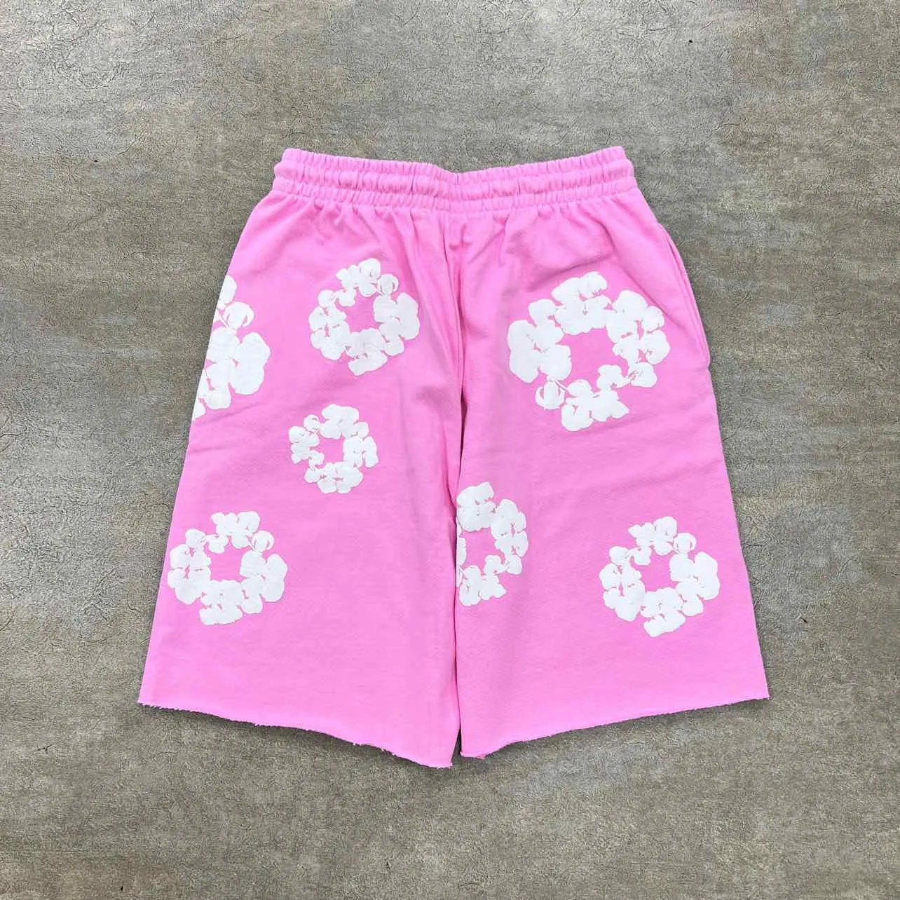Denim Tears Shorts "COTTON WREATH" Pink New Size L