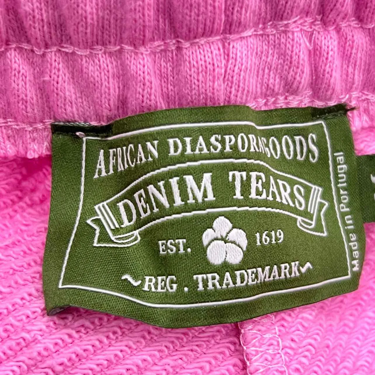 Denim Tears Shorts "COTTON WREATH" Pink New Size L