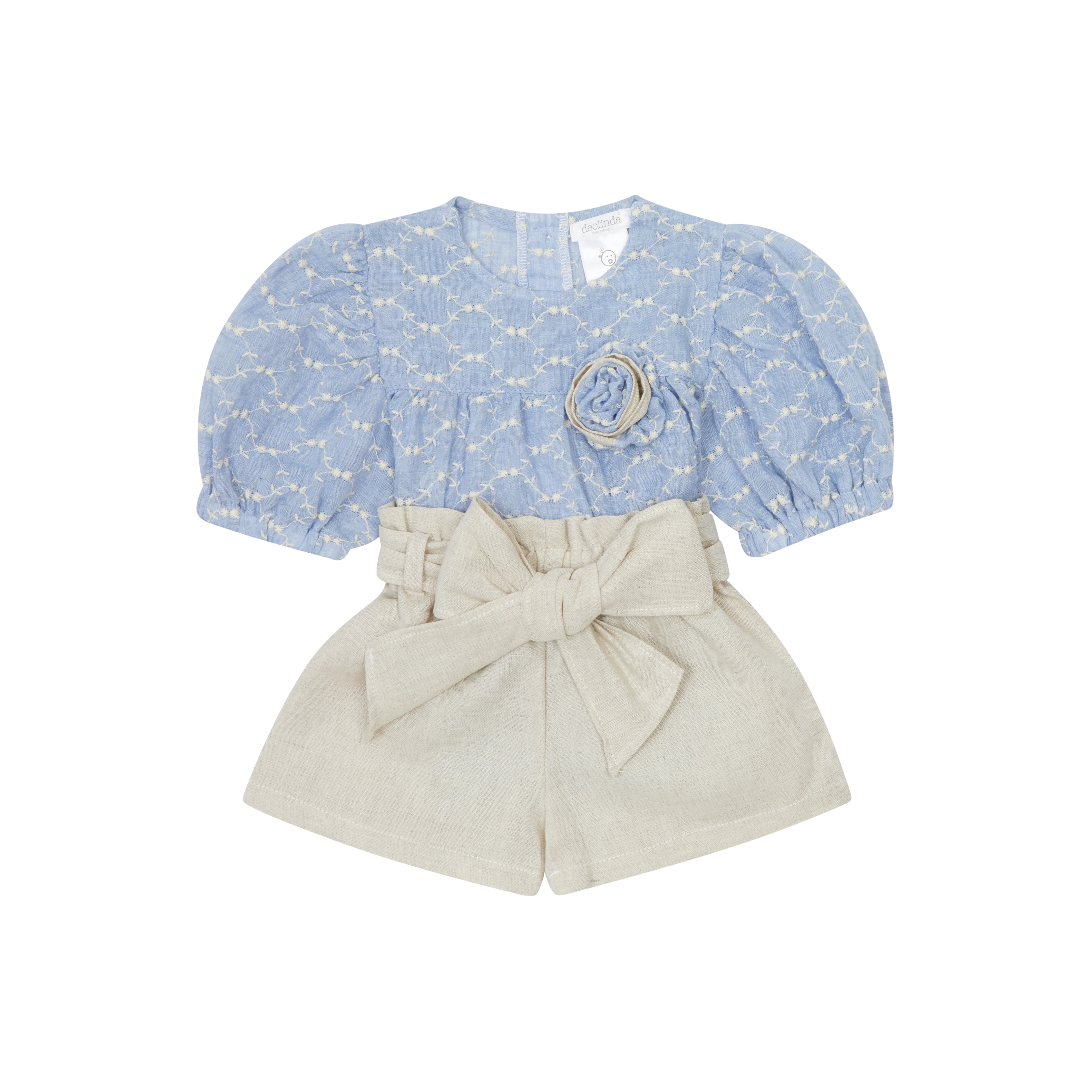 Deolinda 25832 Positano Blouse and Shorts In Stock Now