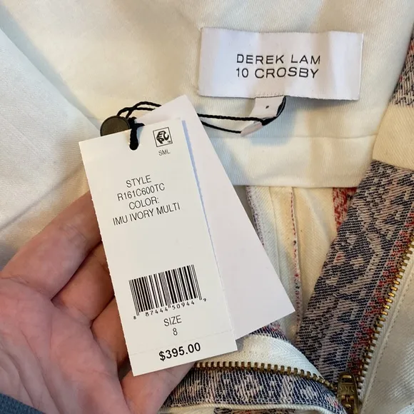 Derek Lam 10 Crosby High Waisted Mini Shorts NWT 8