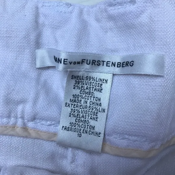 Diane Von Furstenberg Linen Shorts