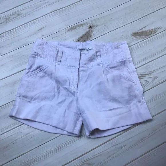 Diane Von Furstenberg Linen Shorts