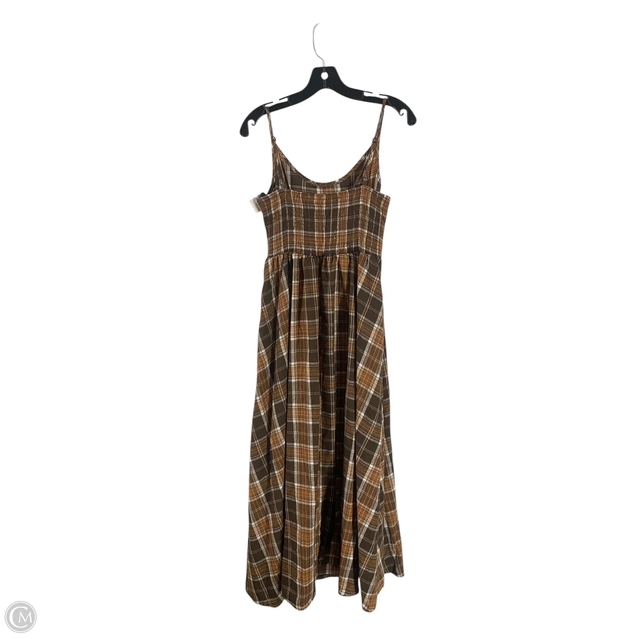 Dress Casual Maxi By Clothes Mentor In Plaid Pattern, Size: M