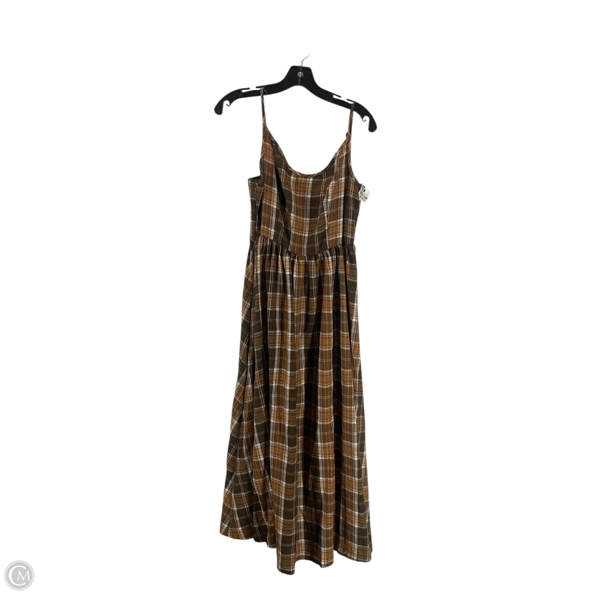 Dress Casual Maxi By Clothes Mentor In Plaid Pattern, Size: M
