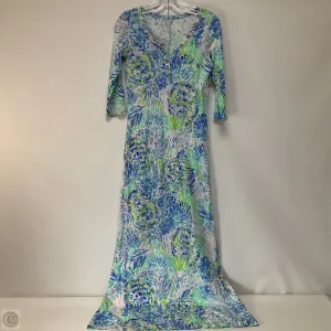 Dress Casual Maxi By Lilly Pulitzer In Blue, Size: Xxs
