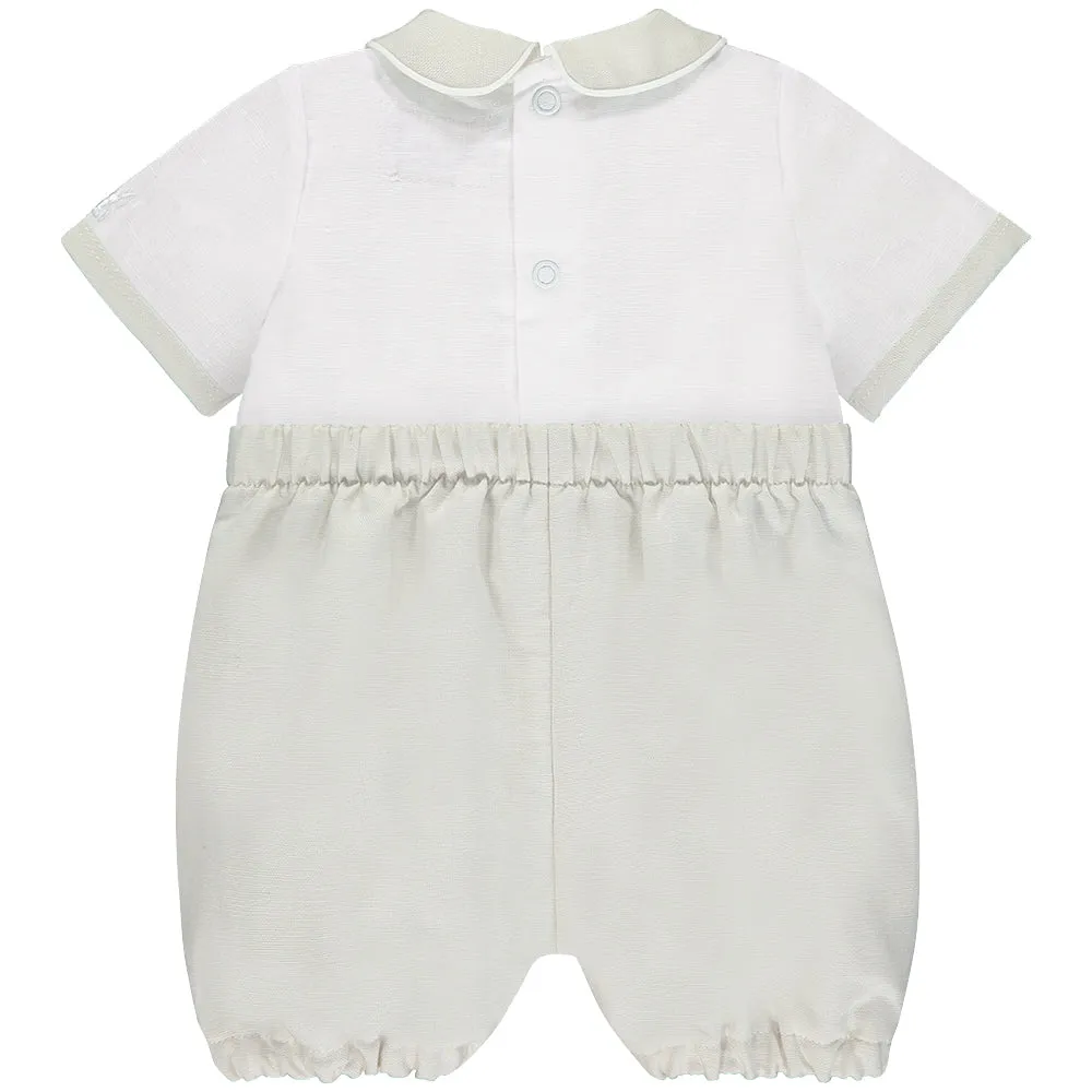 Emilie et Rose Linen Shirt, Shorts & Hat Set
