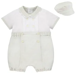 Emilie et Rose Linen Shirt, Shorts & Hat Set