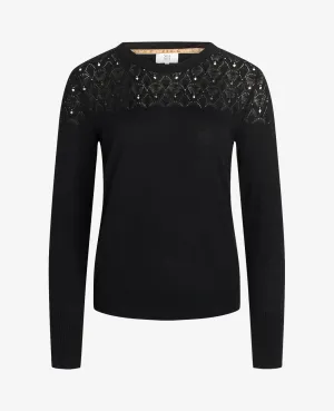 ESSENTIAL COTTON MELANGE PULLOVER