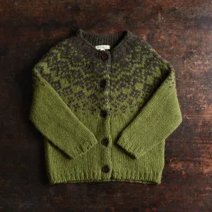 Fauna Cardigan - Lambswool - Juniper