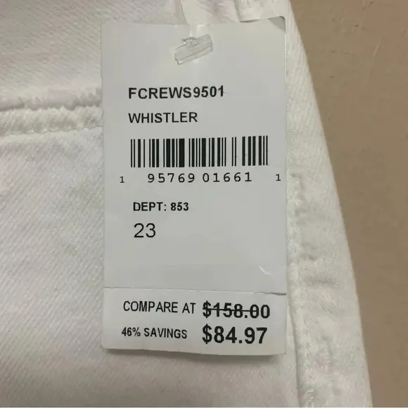 Favorite Daughter Shorts White Size 23 NWT New