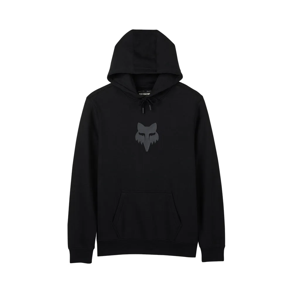FOX HEAD FLEECE PULLOVER HOODY [BLACK/BLACK]